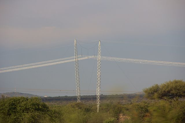 Power Lines In South Africa