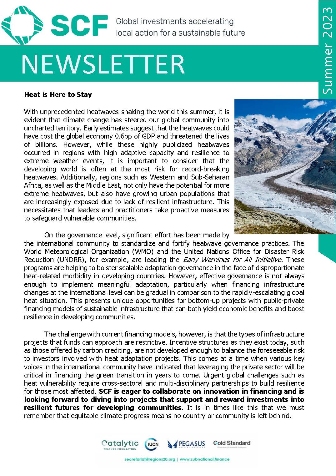 Scf Newsletter Page 1