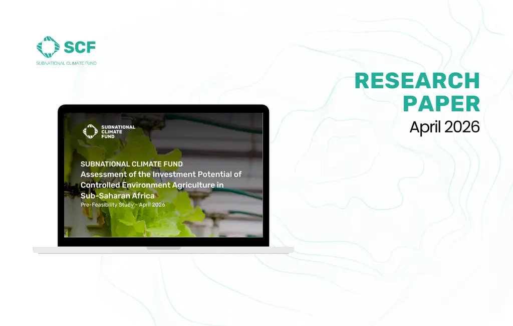 Cover - Whitepaper Investment Potential of Controlled Environment Agriculture in Sub-Saharan Africa